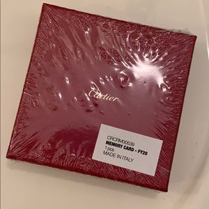 Cartier Memory Card game